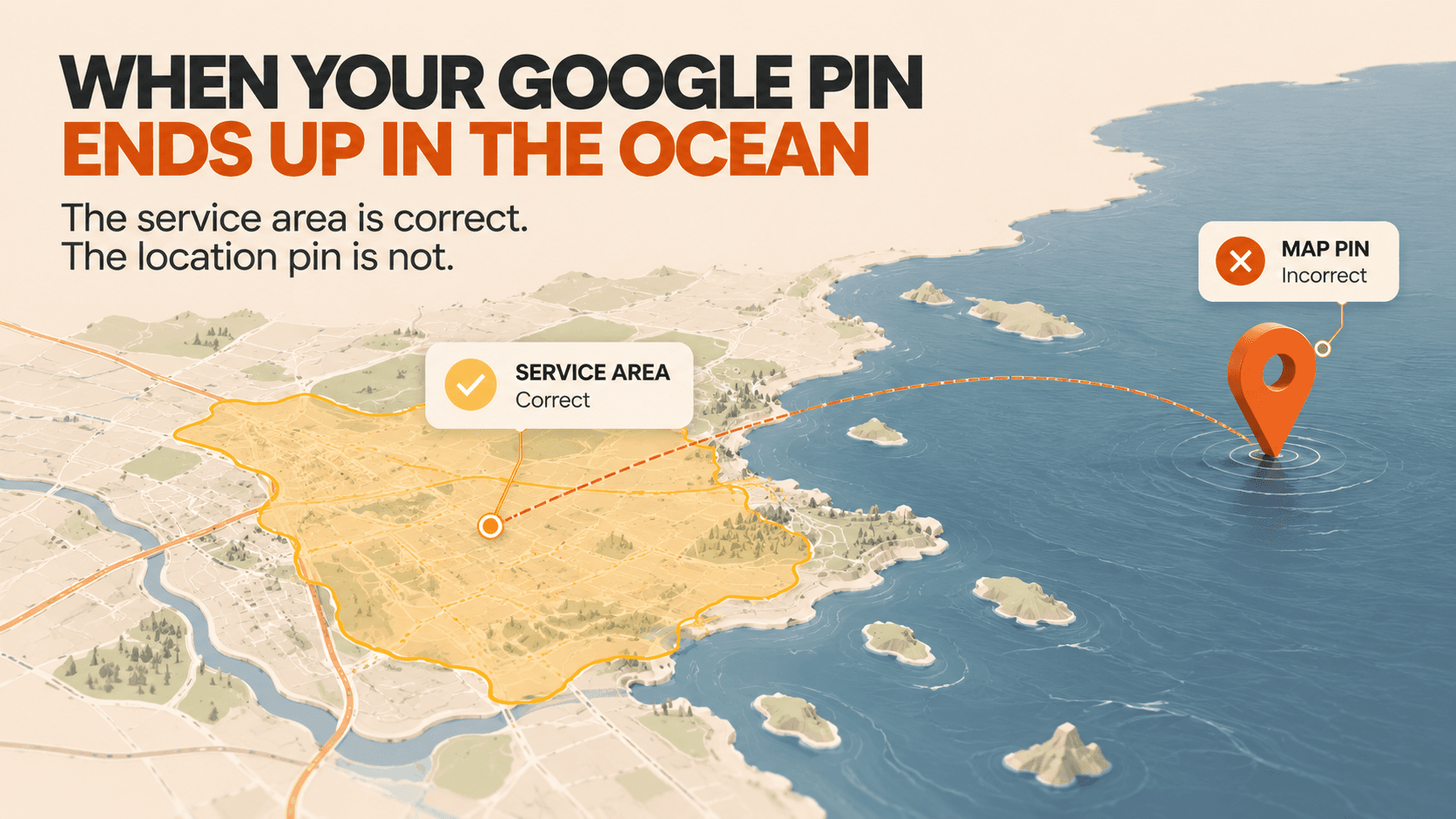 Google Put Your Map Pin in the Ocean: What Service Area Businesses Need to Check