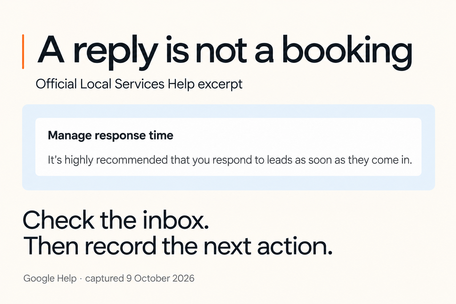 Local Services Ads Leads Going Cold? Fix Your Follow-Up