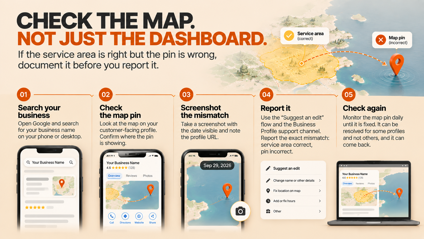 Google Put Your Map Pin in the Ocean: What Service Area Businesses Need to Check
