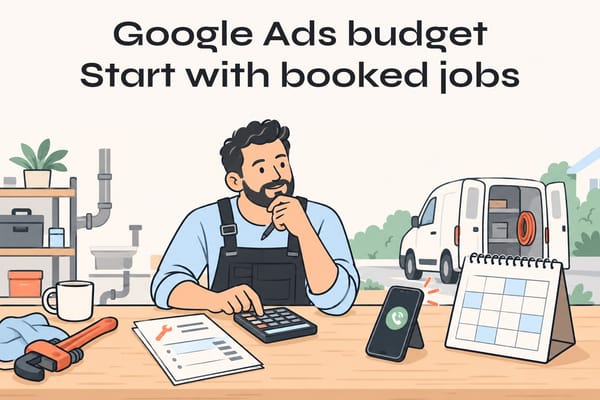 How to Set a Google Ads Budget That Fits Your Booked Jobs
